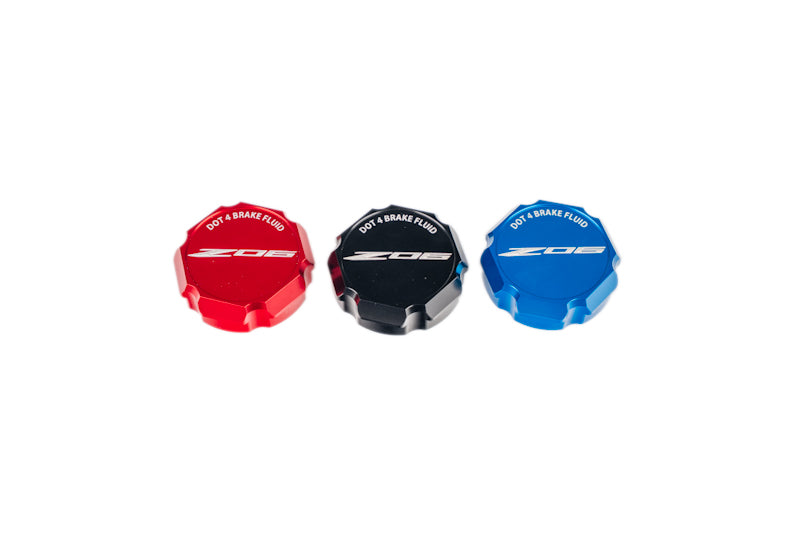 C8 Corvette Brake Fluid Cap Cover - Black, Blue, or Red