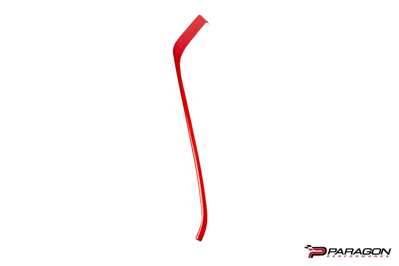 CCS C8 Corvette Carbon Fiber 3PC Upper Dashboard Trim - RED