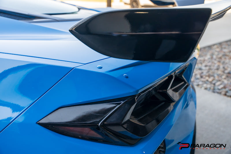 Chevrolet C8 Corvette Rear Spoiler Bumper Plugs - Sold as a set of four 