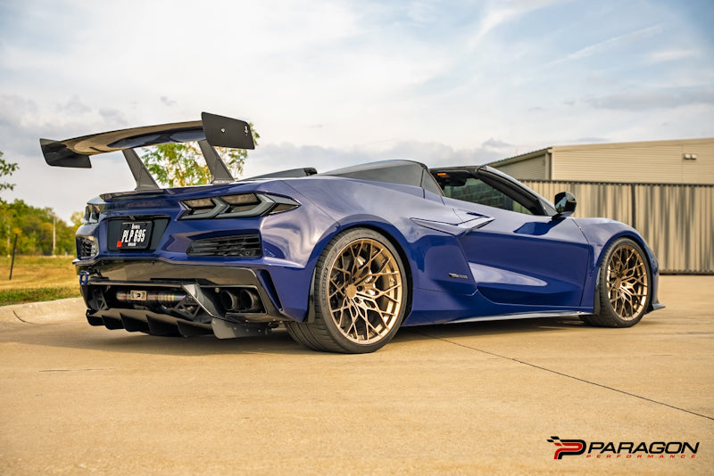 Verus Engineering C8R Swan Neck Wing Kit - C8 Corvette HTC