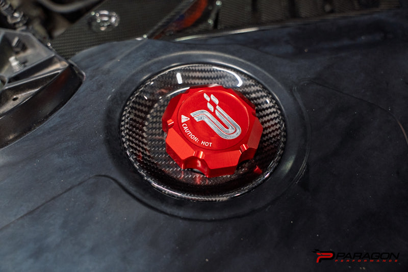 C8 Corvette Carbon Fiber Coolant Trim Ring