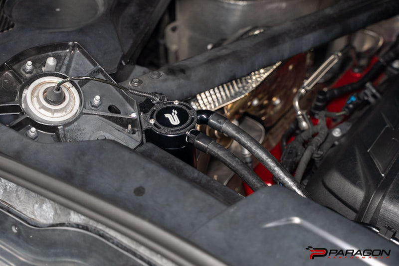 Paragon Performance C8 Corvette Oil Catch Can - Coupe & Convertible