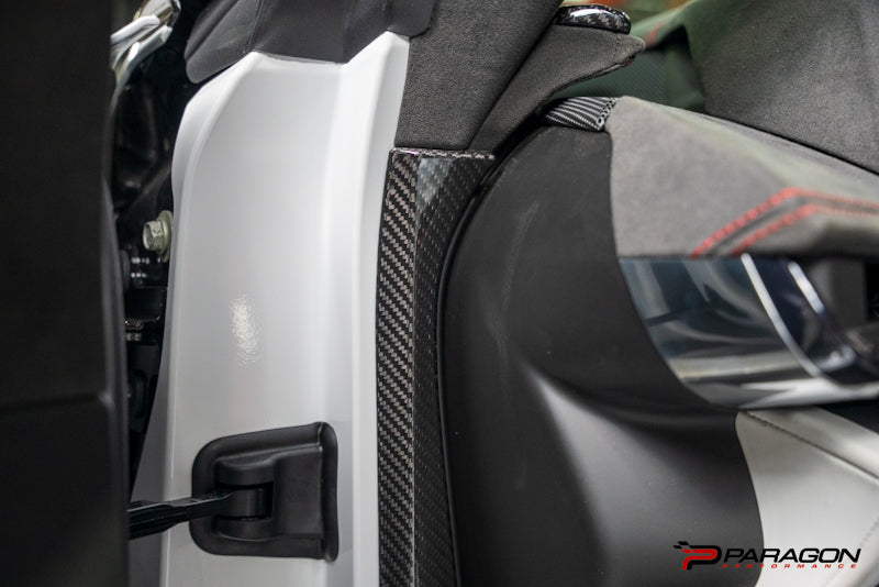 CCS C8 Corvette Carbon Fiber Dashboard Door Sill Trim