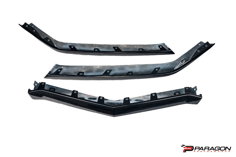Paragon Performance C8 Z06/E-Ray Carbon Flash 3PC Front Lip 