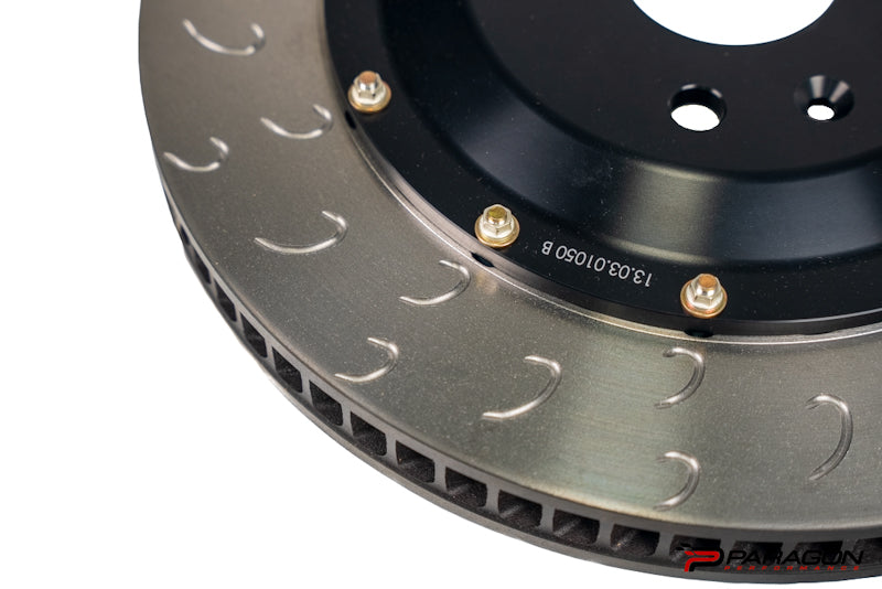 AP Racing by Essex Radi-CAL Competition Brake Kit (Front 9668/372mm) - C8 Corvette - NICKEL PLATED