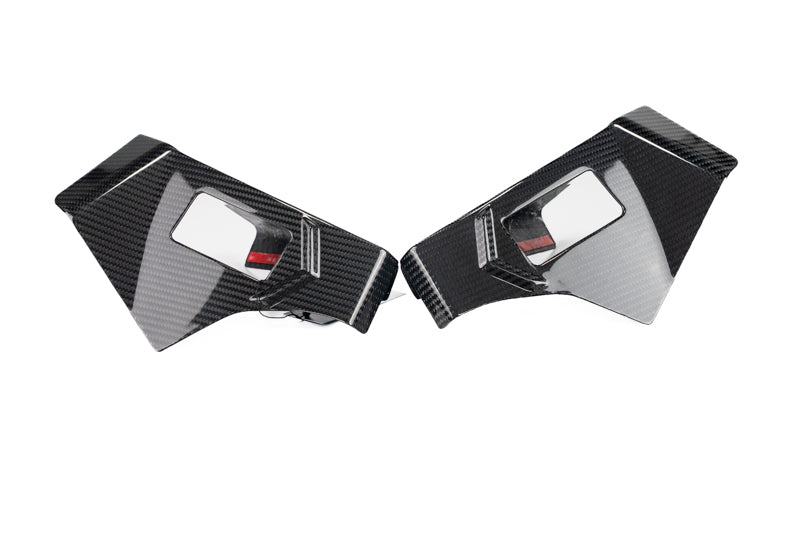 C8 Corvette O6G-Ultra B-Pillar Covers - Carbon Fiber