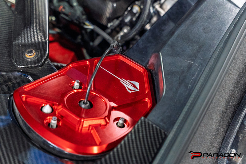 C8 Rally Driver Corvette Rear Strut Covers - Coupe