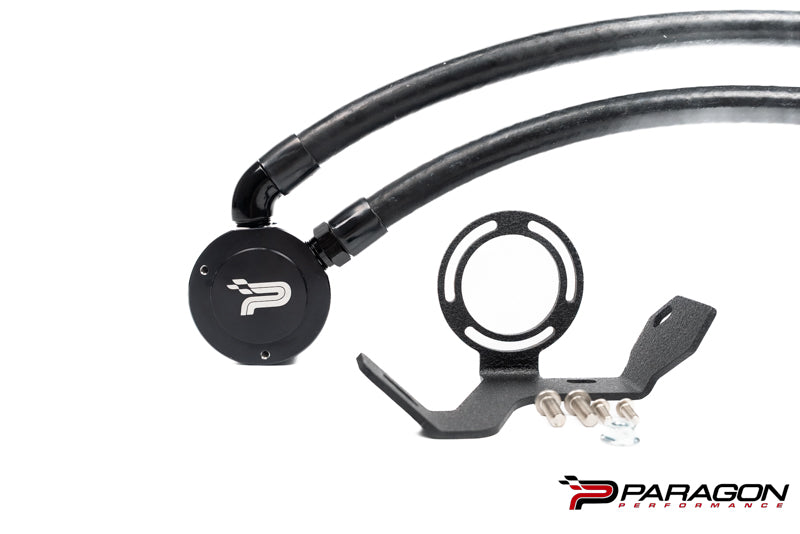 Paragon Performance C8 Corvette Oil Catch Can - Coupe & Convertible