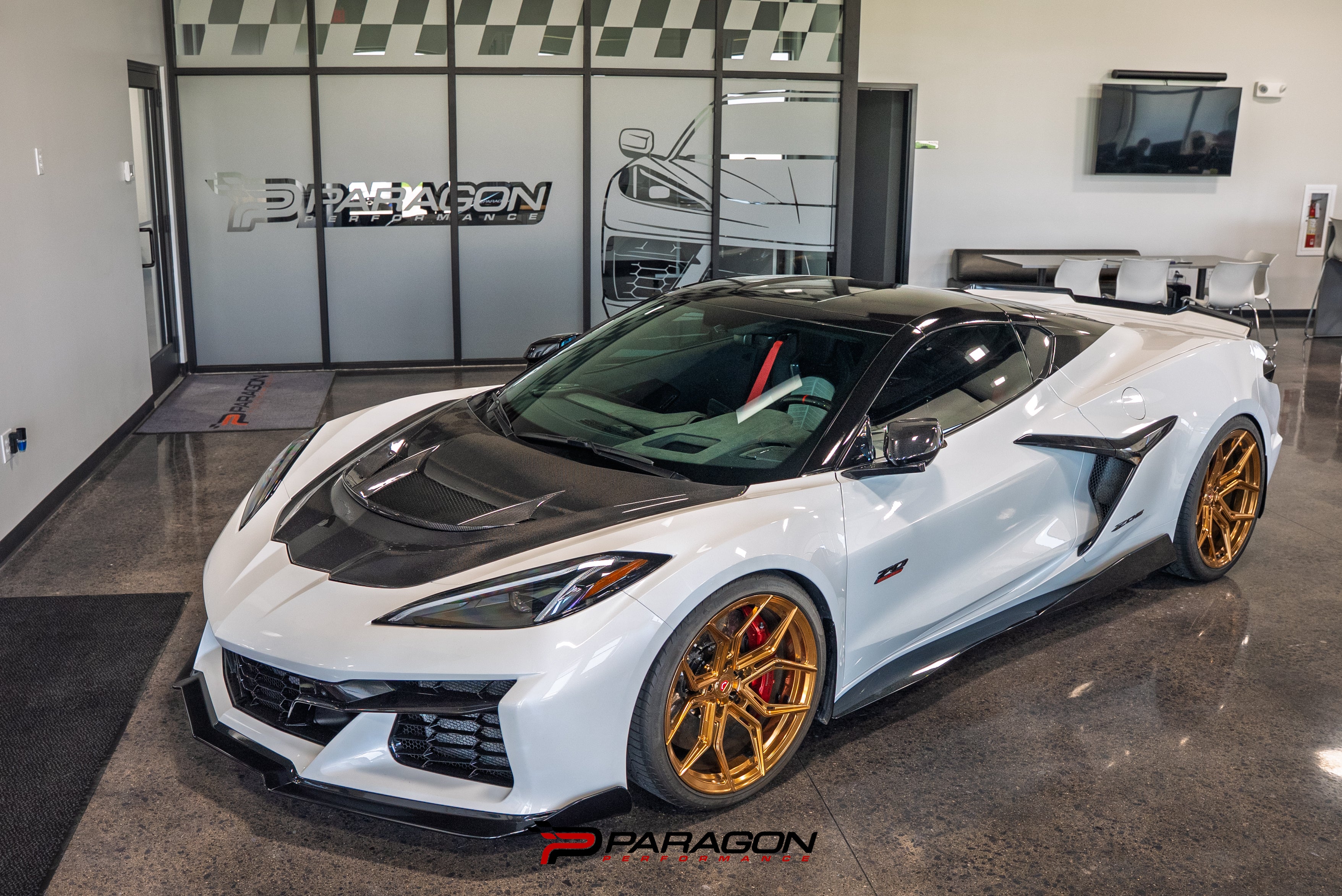 C8 Corvette ZR1 Double Sided Carbon Fiber Hood| Paragon Performance