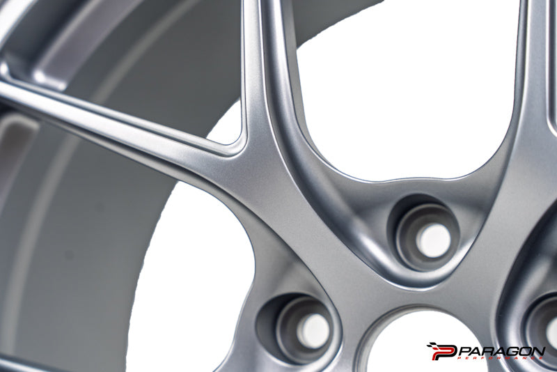 Titan 7 T-P5 18x10.5 19x12 5x120 Chevrolet C8 Corvette - Satin Titanium