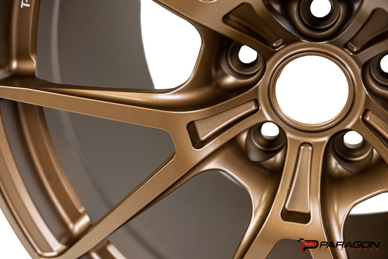 Titan 7 T-P5 18x10.5 19x12 5x120 Chevrolet C8 Corvette - Techna Bronze
