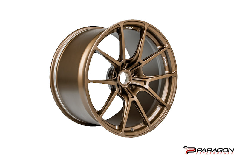 Titan 7 T-P5 18x10.5 19x12 5x120 Chevrolet C8 Corvette - Techna Bronze