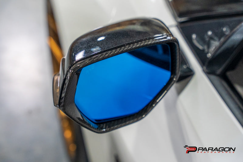CCS C8 Corvette Carbon Fiber Mirror Inlays - Left & Right