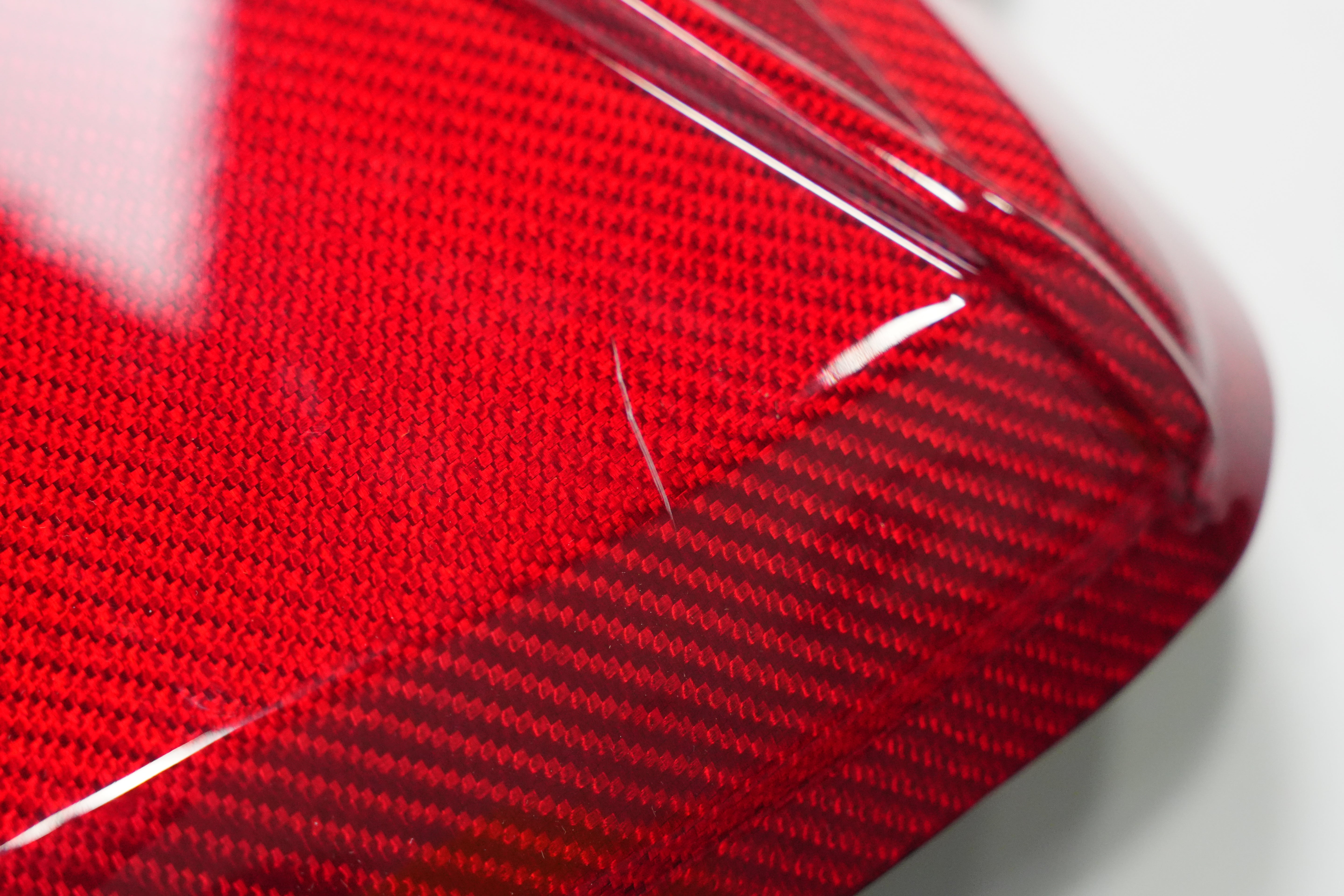 Paragon C8 Corvette Red Carbon Fiber Engine Cover BLEMISHED