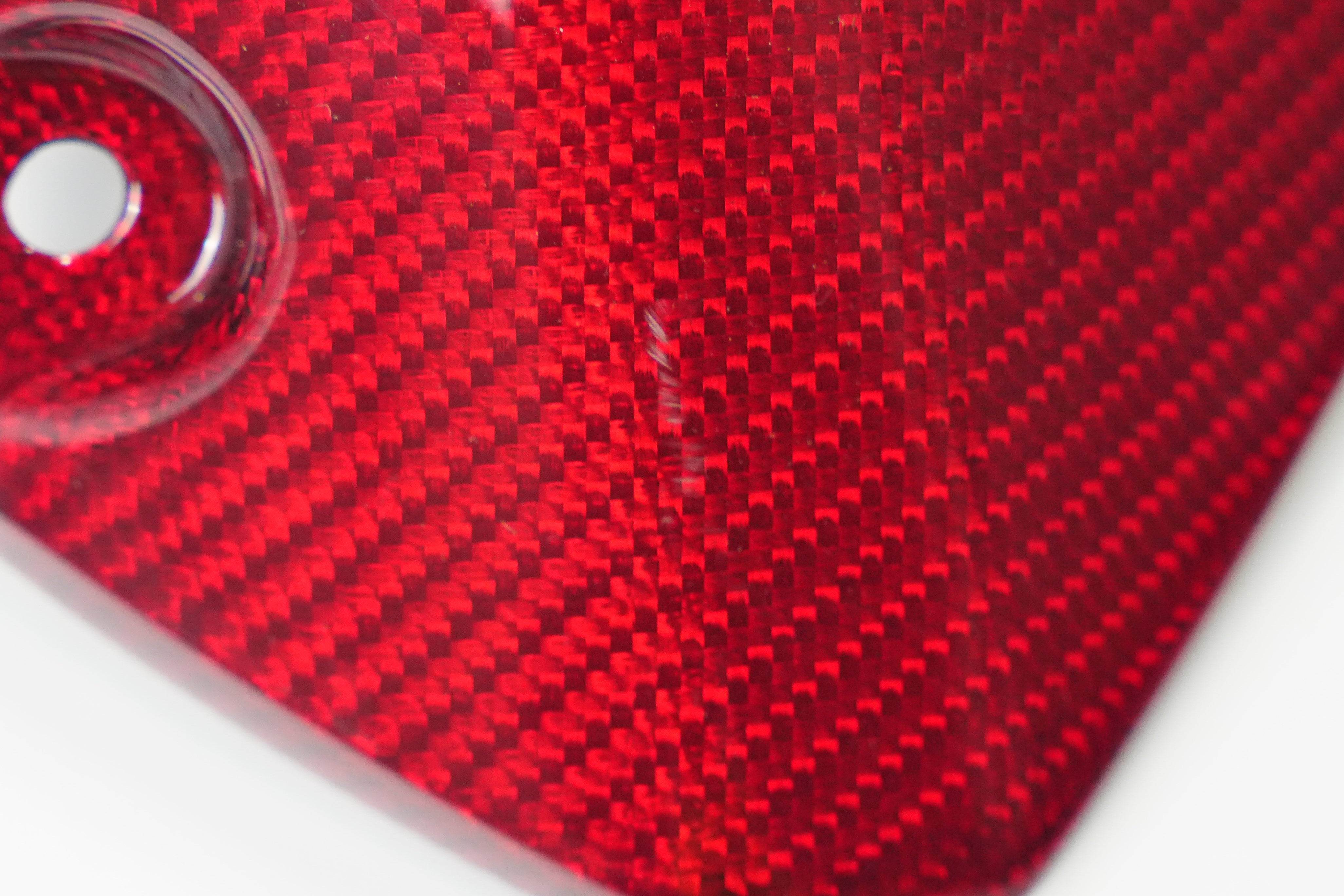 CCS C8 Corvette Z06 LT6 Red Carbon Fiber Engine Cover BLEMISHED