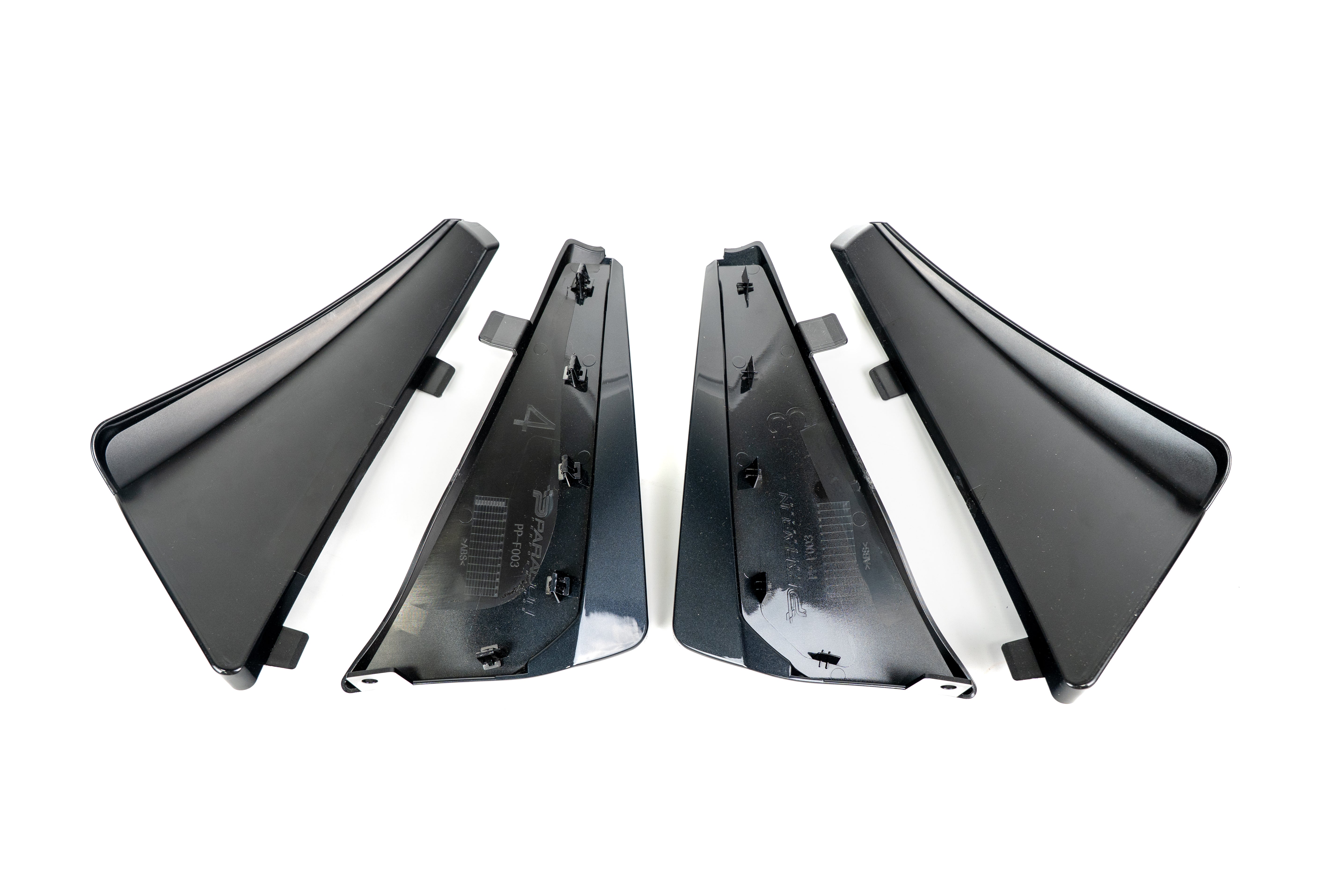 Paragon Performance C8 Stingray Corvette Extended Splash Guards - Carbon Flash SCRATCH & DENT