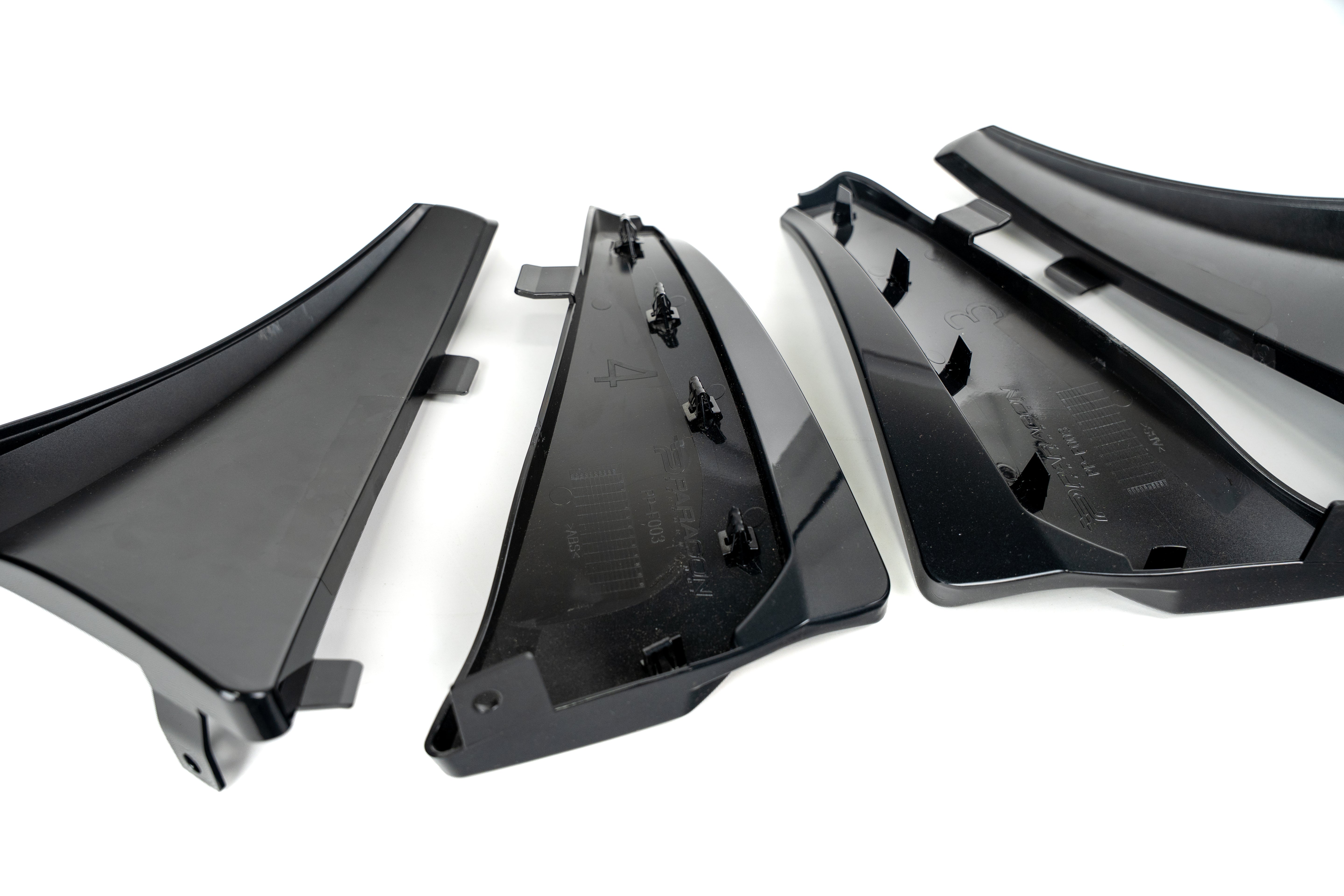 Paragon Performance C8 Stingray Corvette Extended Splash Guards - Carbon Flash SCRATCH & DENT