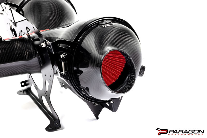 Eventuri C8 HTC Corvette Carbon Fiber Intake System with Clear Lid - Convertible