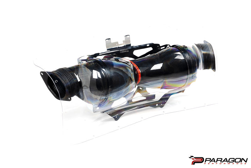 Eventuri C8 HTC Corvette Carbon Fiber Intake System with Clear Lid - Convertible