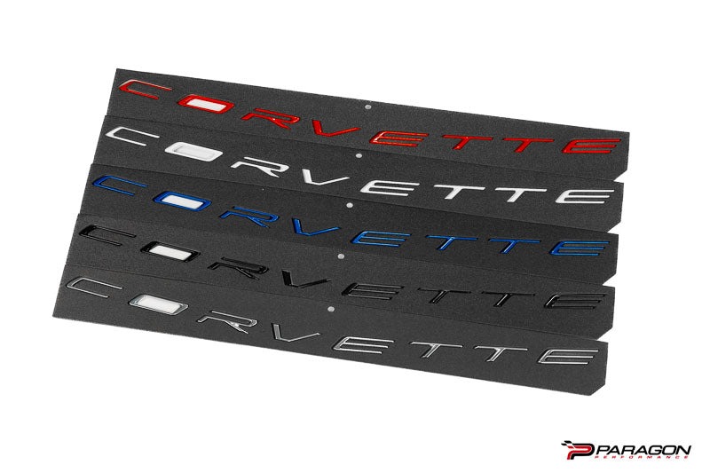 C8 Corvette Stingray Script Emblem Nameplate - STINGRAY