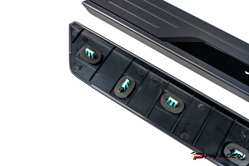 GM C8 Corvette Silhouette Stainless Steel Door Sill Plates - PAIR
