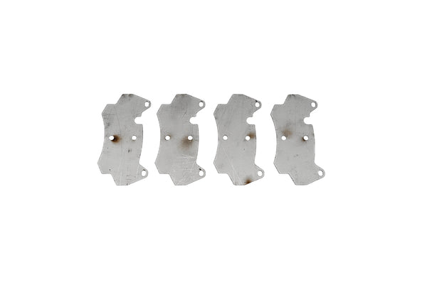 GiroDisc C8 Corvette Z51 Titanium Brake Pad Shields - Rear