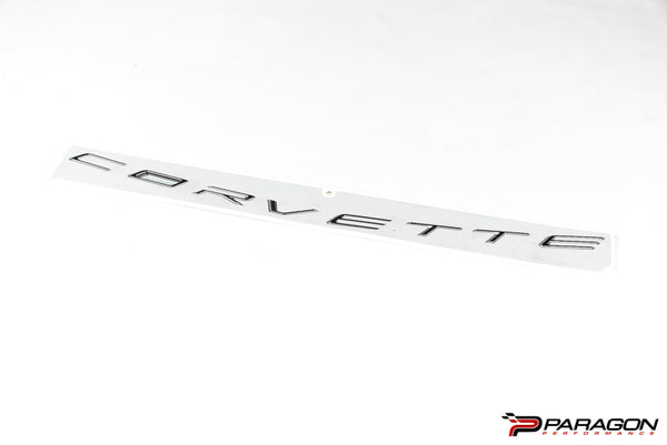 C8 Corvette Chrome / Silver Nameplate - Stingray