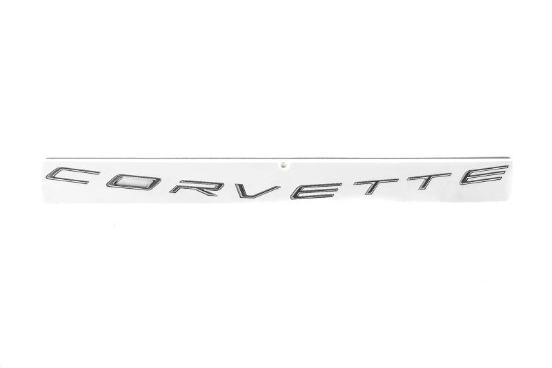 C8 Corvette Chrome Nameplate Emblem - STINGRAY Only 