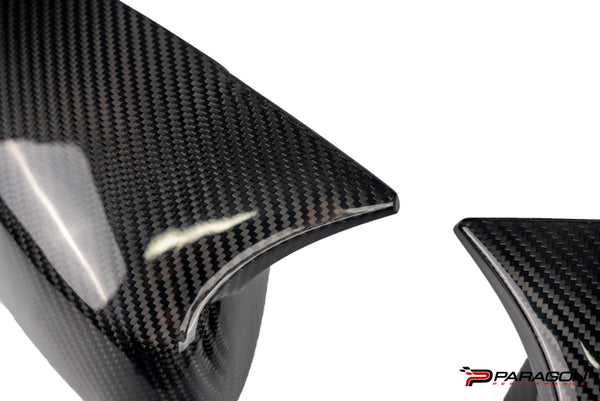 CCS C8 Corvette Carbon Fiber Mirror Overlays - M style| Paragon Performance