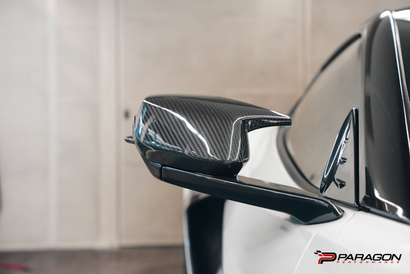CCS C8 Corvette Carbon Fiber Mirror Overlays - M style