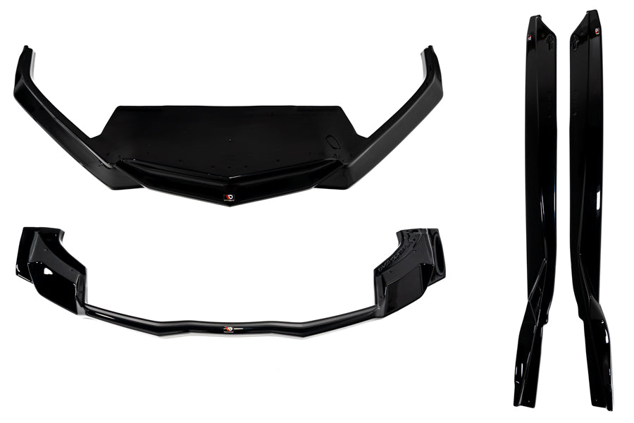 Paragon Maxton C8 Corvette 4pc Body Kit - Winglets - Carbon Flash