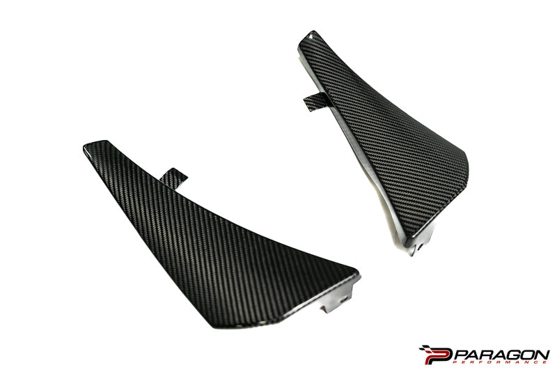 Paragon C8 Corvette Carbon Fiber Splash Guards - Front & Rear 