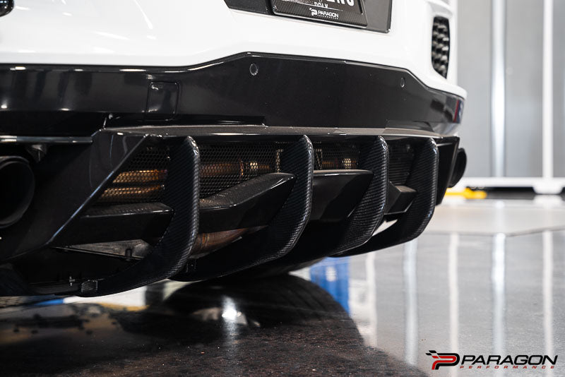 Paragon C8 Corvette Rear Diffuser Strakes - Carbon Fiber