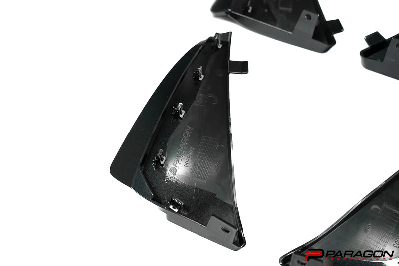 Paragon C8 Stingray Corvette Extended Splash Guards in Carbon Flash