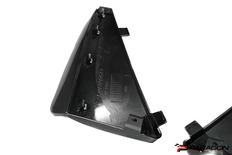 Paragon C8 Stingray Corvette Extended Splash Guards in Carbon Flash