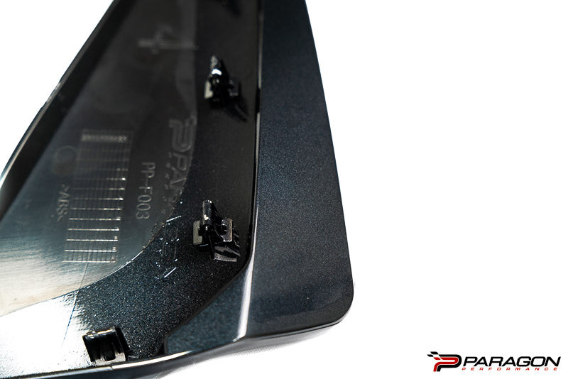 Paragon C8 Stingray Corvette Extended Splash Guards in Carbon Flash