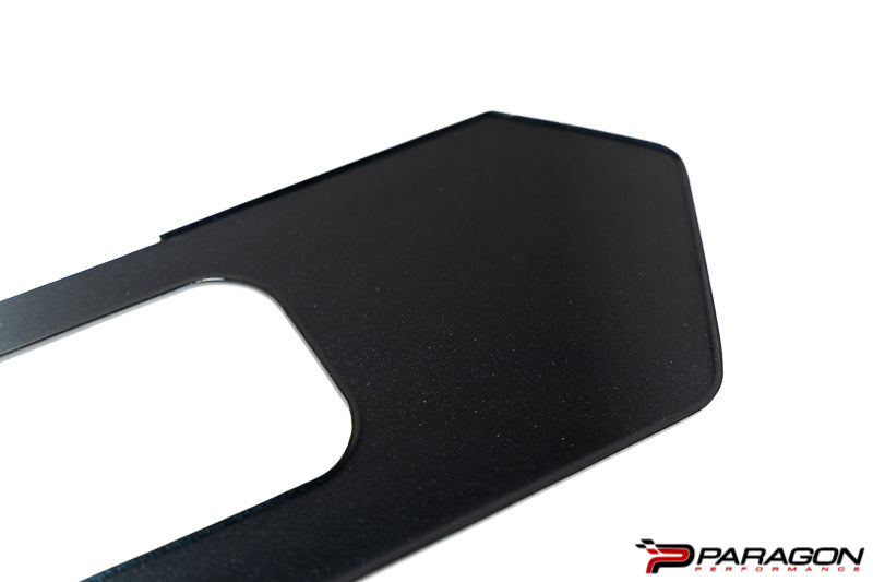 Paragon Performance C8 Corvette License Plate Insert - Carbon Fiber or Carbon Flash