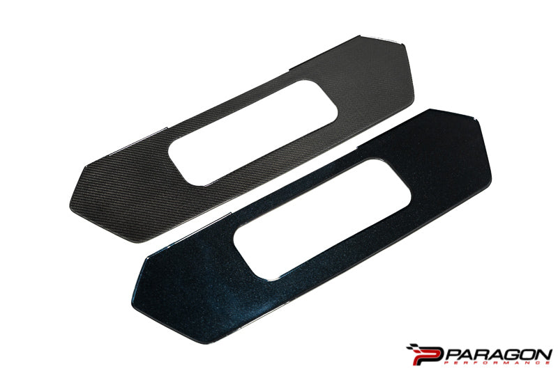 Paragon Performance C8 Corvette License Plate Insert - Carbon Fiber or Carbon Flash