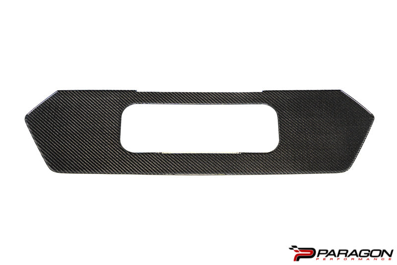 Paragon Performance C8 Corvette License Plate Insert - Carbon Fiber or Carbon Flash