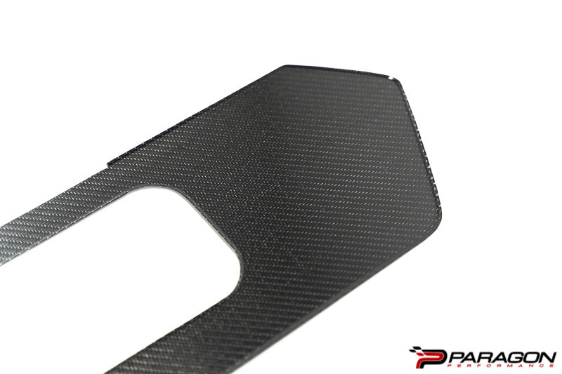 Paragon Performance C8 Corvette License Plate Insert - Carbon Fiber or Carbon Flash