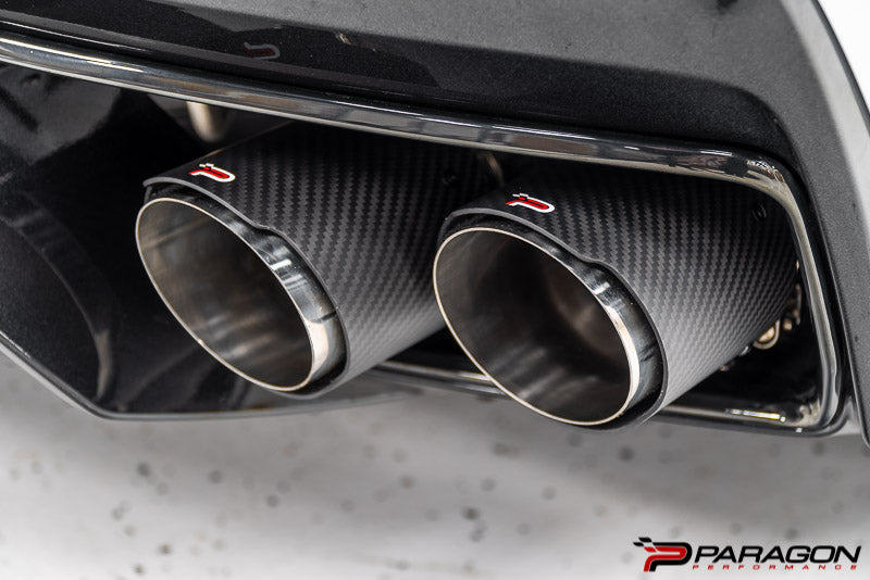 Paragon Performance C8 Corvette Exhaust tips - Sold as a set of four
