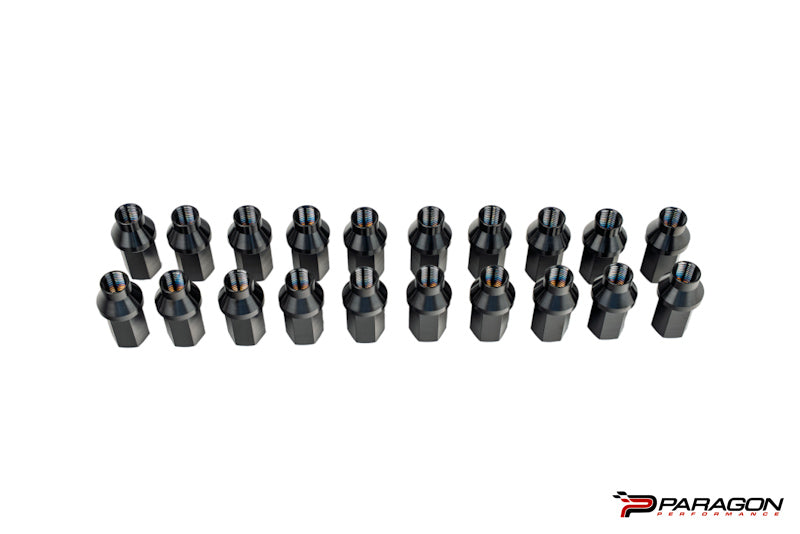C8 Corvette Widebody 7mm Hub Centric Front Wheel Spacers With Extended Titanium Lug Nuts