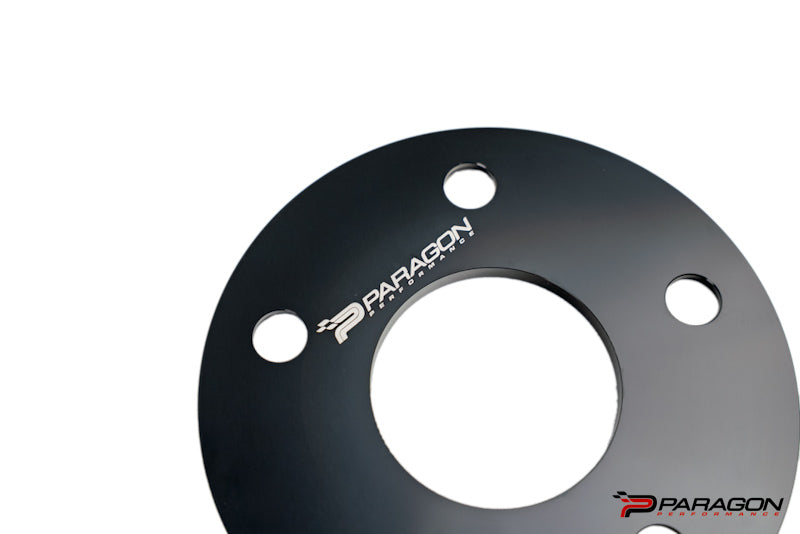 C8 Corvette Widebody 7mm Hub Centric Front Wheel Spacers With Extended Titanium Lug Nuts