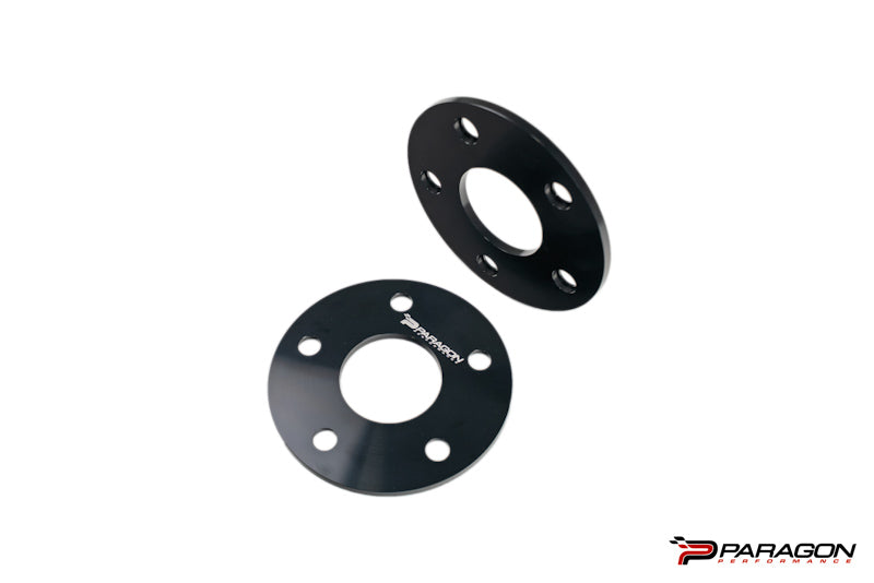 C8 Corvette Widebody 7mm Hub Centric Front Wheel Spacers With Extended Titanium Lug Nuts