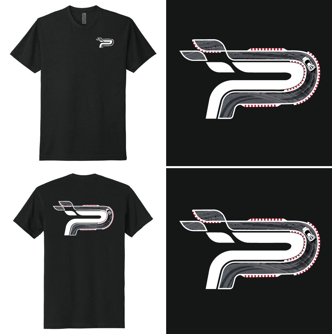 Paragon Performance Black Track T-Shirt