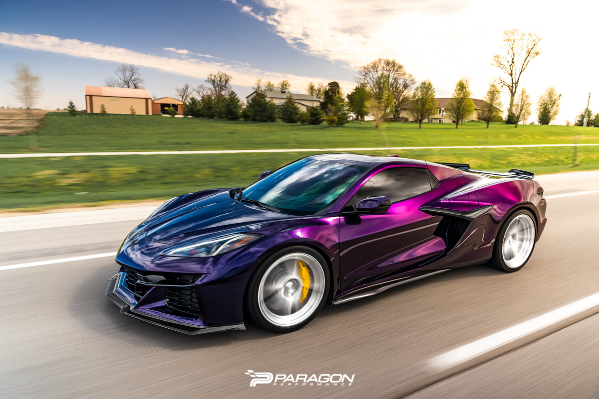 Paragon Performance C8 Z06/E-Ray Carbon Fiber 3PC Z07 Front Splitter