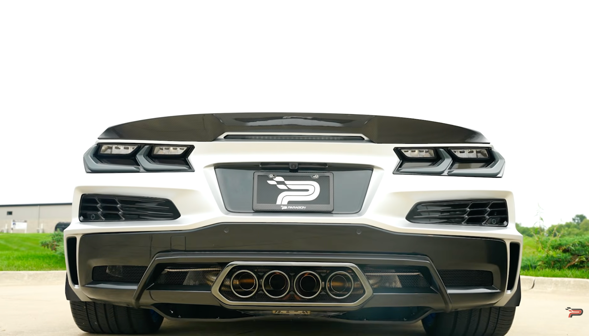 Verus Engineering C8 Widebody Carbon Fiber Ducktail Rear Spoiler