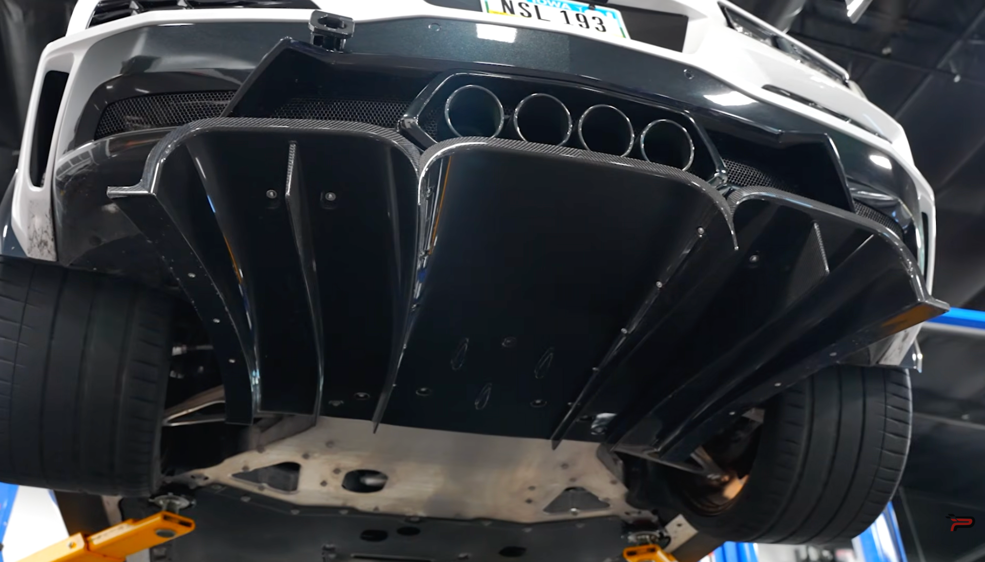 Verus Engineering C8 Corvette Carbon Fiber Rear Diffuser RACE EDITION