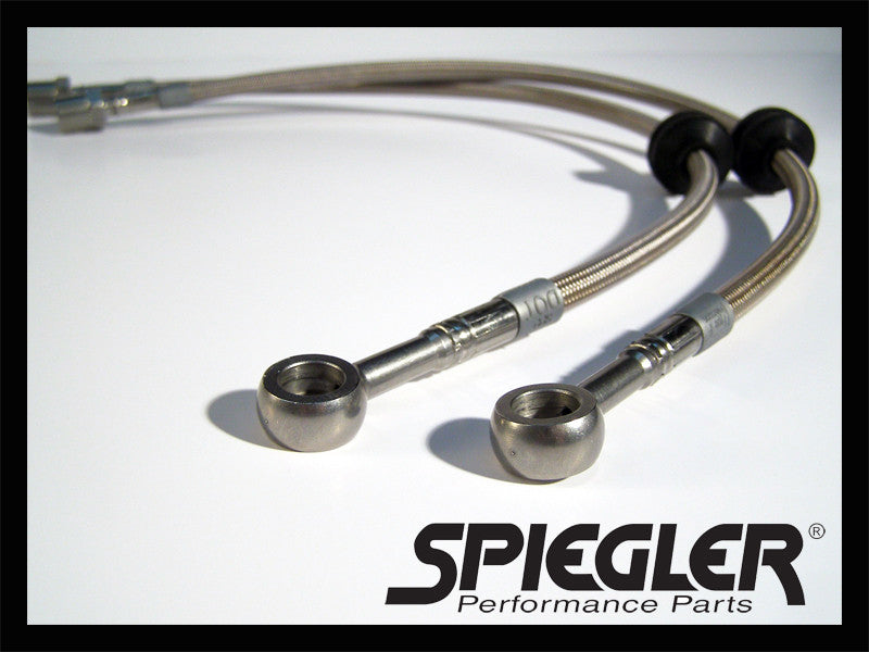 Spiegler Stainless Brake Lines - C8 Corvette Rear Stainless Steel Brake Line- Pair