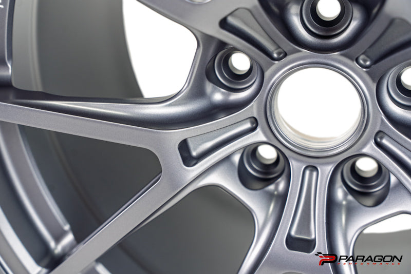 Titan 7 T-P5 18x10.5 19x12 5x120 Chevrolet C8 Corvette - Satin Titanium